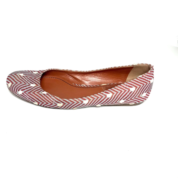 Missoni 39 1/2 Blue Red White Flats - Picture 5 of 7